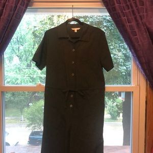 Popsugar Army Green Wide Leg Jumpsuit